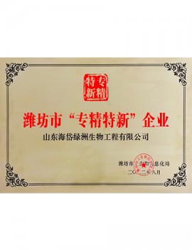 濰坊市“專精特新”企業